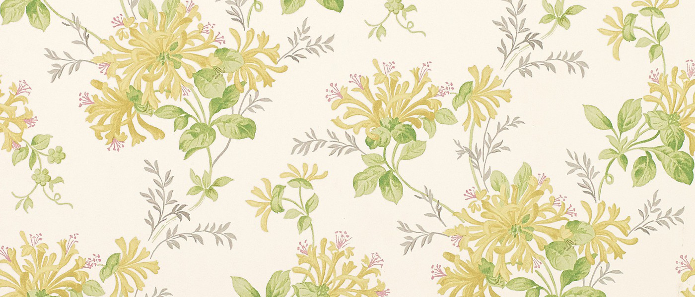 Honeysuckle Trail Camomile Yellow Floral Wallpaper - Laura Ashley Honeysuckle Trail - HD Wallpaper 