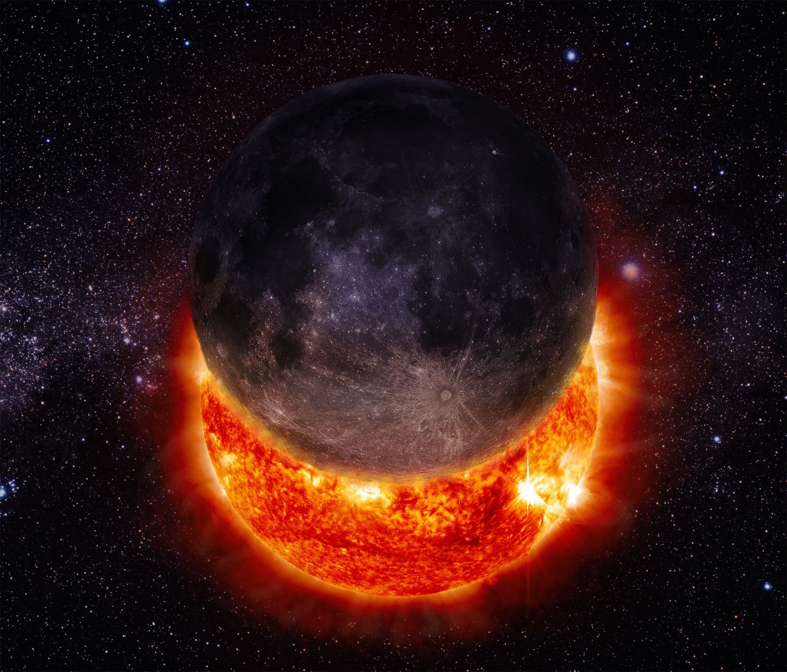 Solar Eclipse - HD Wallpaper 