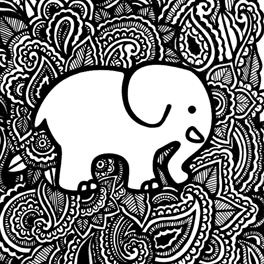 Ivory Ella Elephant Background - HD Wallpaper 