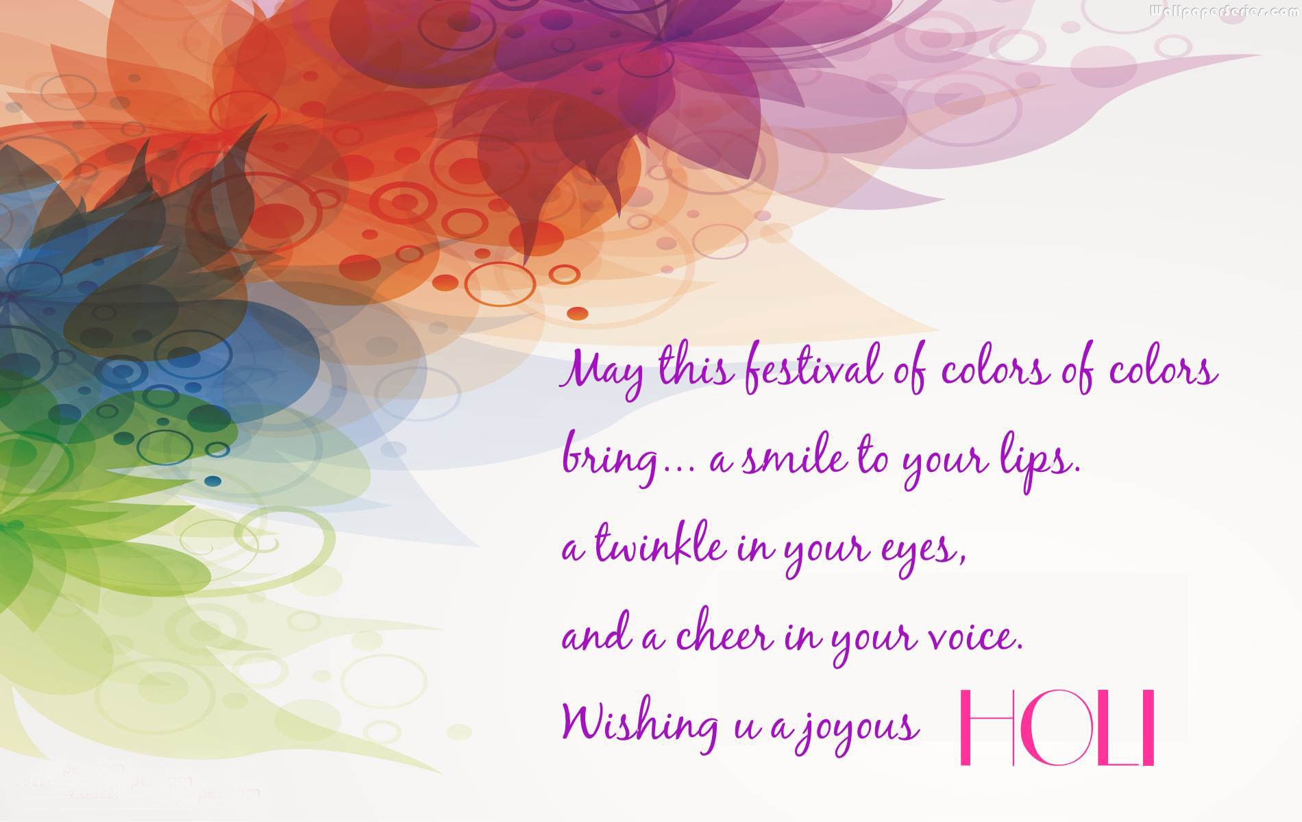 English Happy Holi Quotes Wallpaper - Happy Birthday Quotes For Best Friend In English - HD Wallpaper 