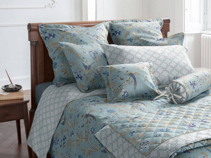 Laura Ashley Bettwäsche Blau - HD Wallpaper 