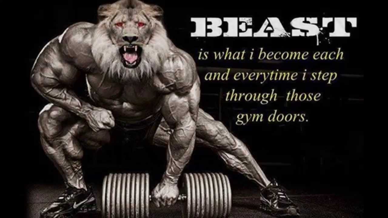 Motivational Workout Quotes - Beast Gym Motivational Quotes - HD Wallpaper 