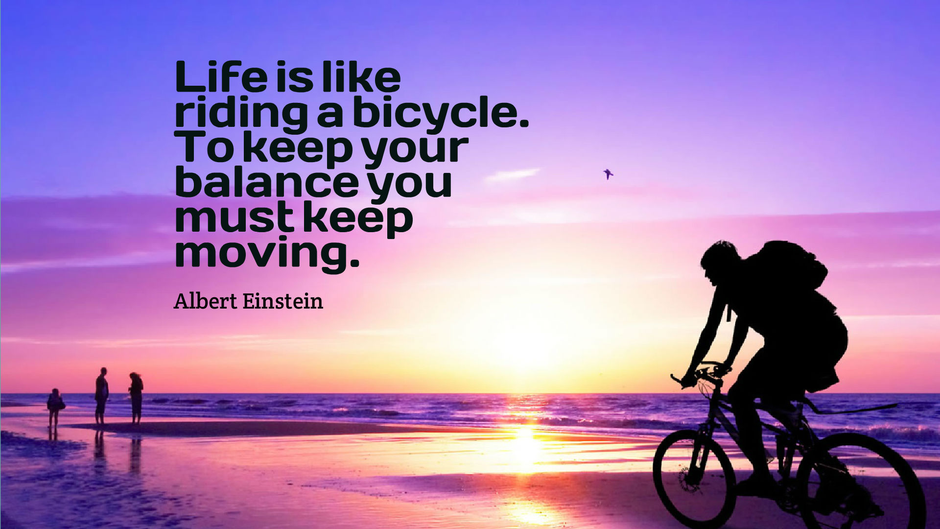 Life Is A Riding Bicycle Quotes Wallpaper - Best About Life Status - HD Wallpaper 