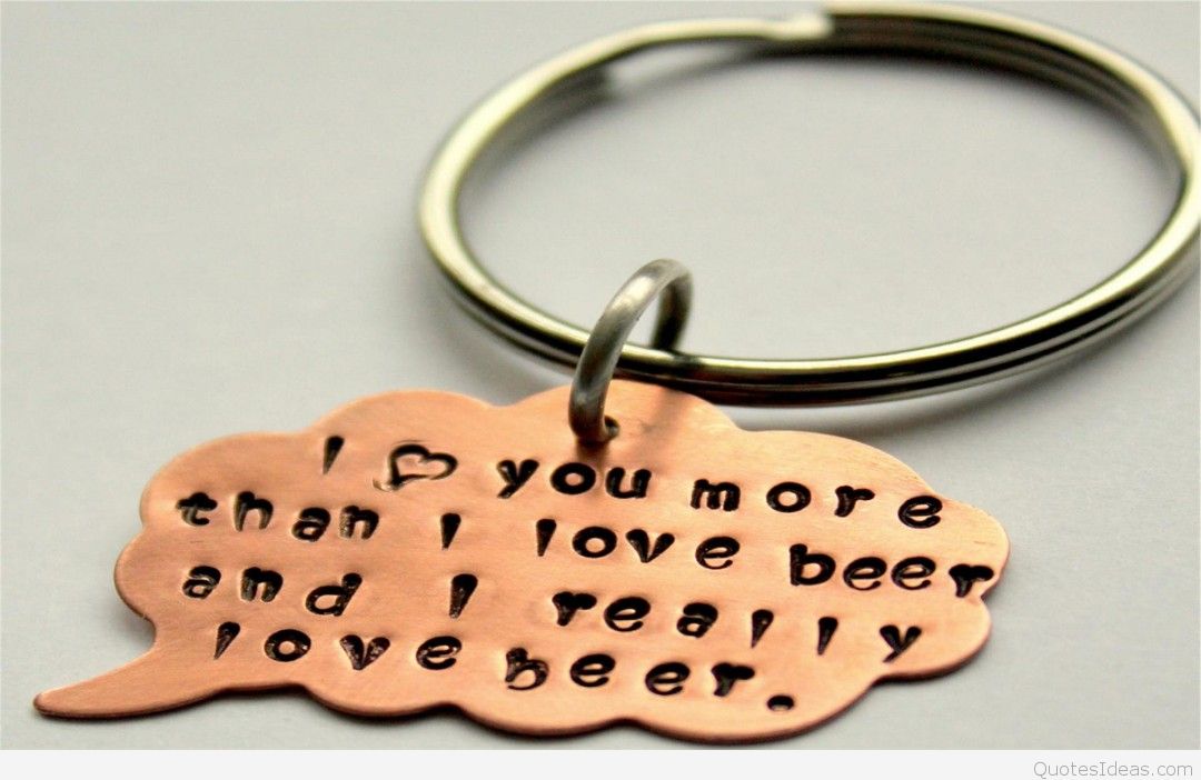 Romantic Funny Love Quotes - Keychain - HD Wallpaper 