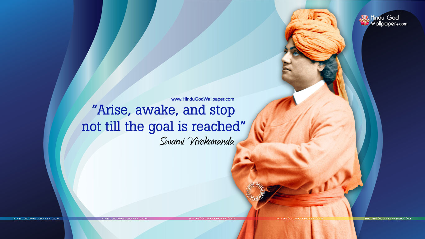 Swami Vivekananda Quotes Wallpapers - Swami Vivekananda Background - HD Wallpaper 