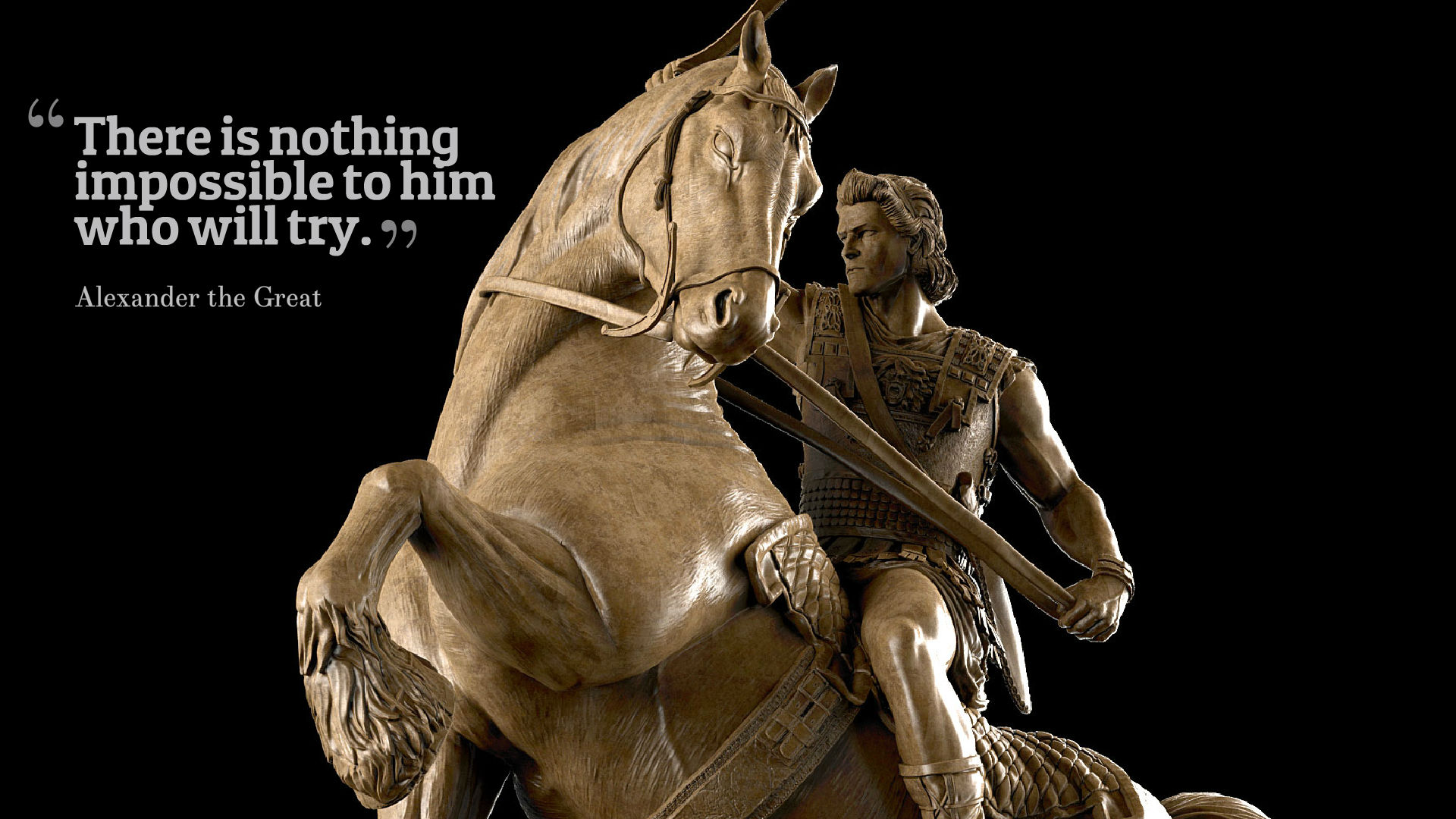 Alexander The Great Quotes Hd Wallpapers - Alexander The Great Arh Statues - HD Wallpaper 