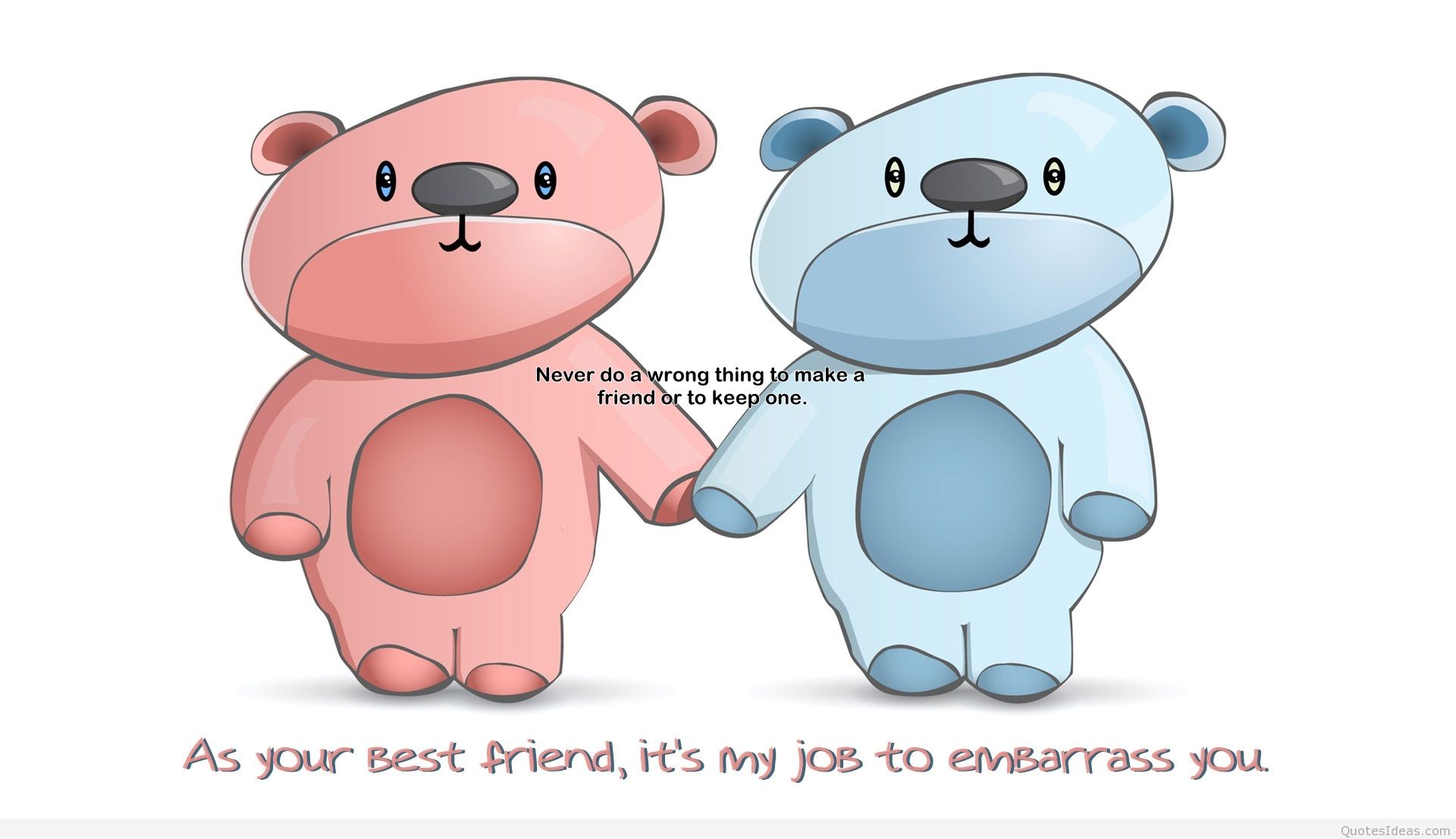 Funny Best Friend Saying Cartoon - Best Friend Love Cartoon - HD Wallpaper 