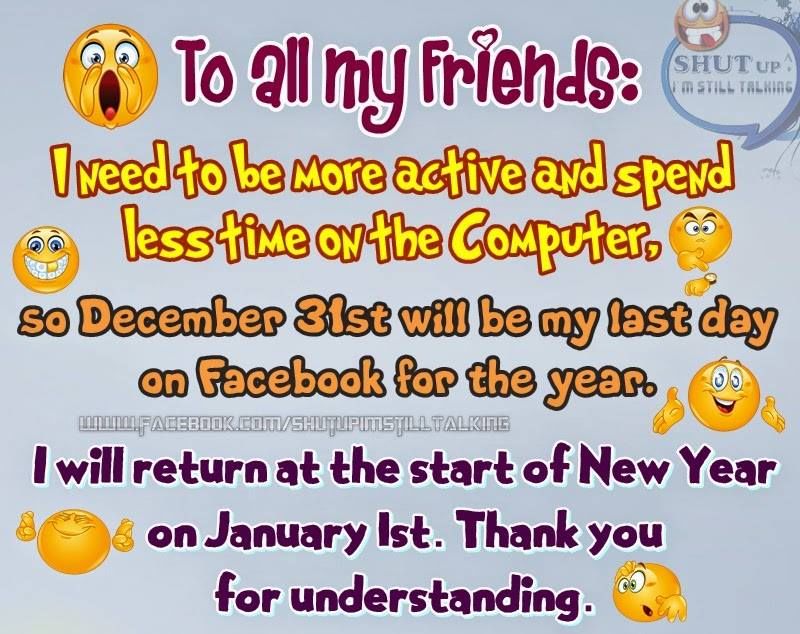 Funny New Years Quote For Friends - Last Day Of December Quotes - HD Wallpaper 