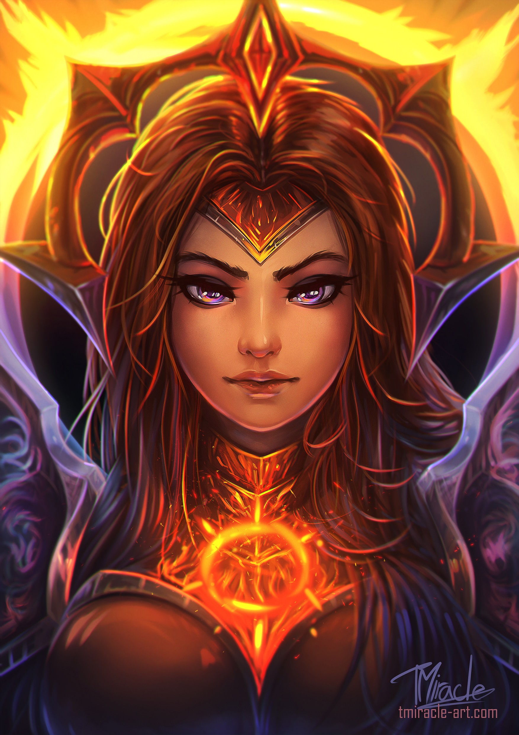 Solar Eclipse Leona By Tmiracle Hd Wallpaper Background - Solar Eclipse Leona Fanart - HD Wallpaper 