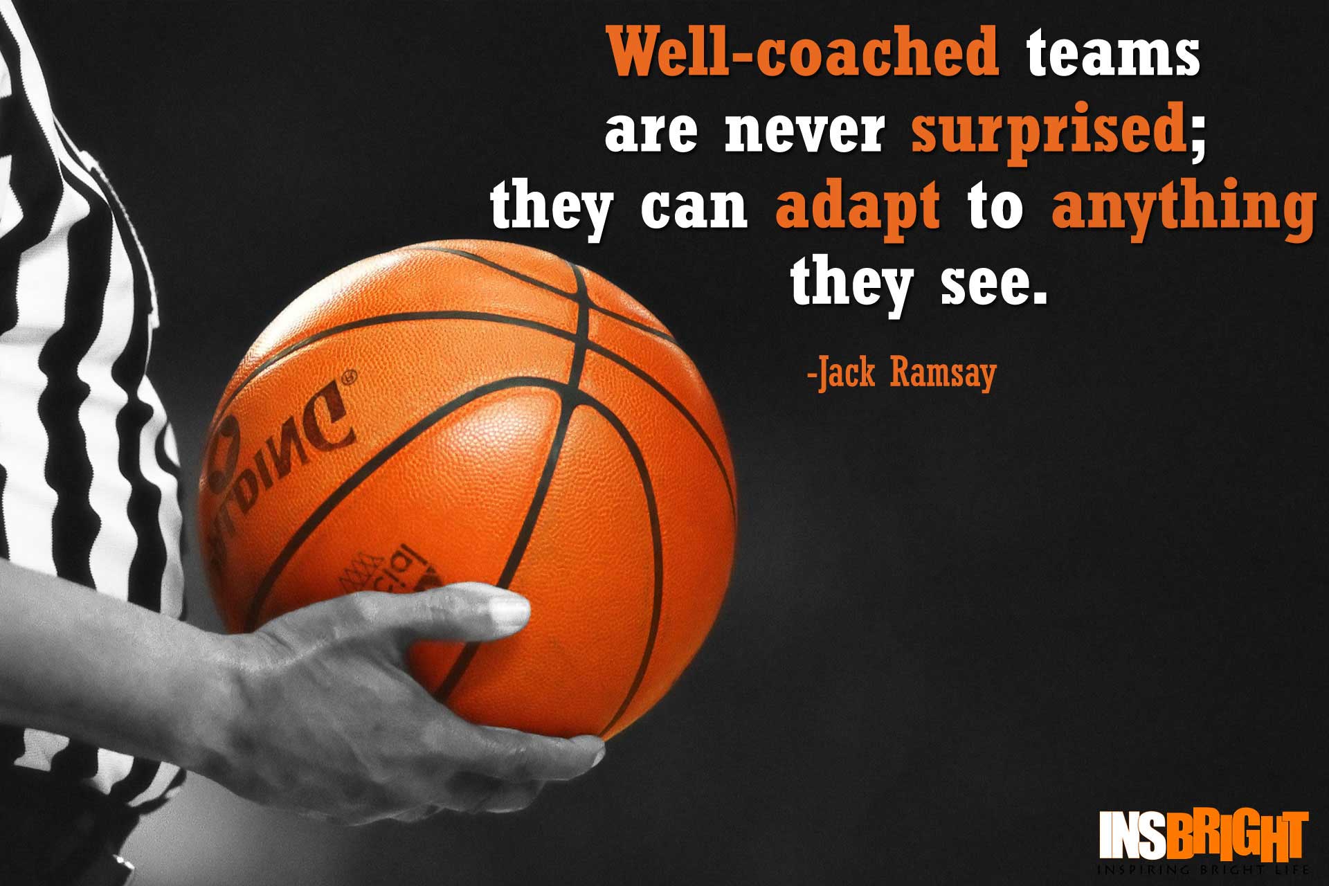 Basketball Quotes For Coaches By Jack Ramsay - Basketball Motivational Team Quotes - HD Wallpaper 