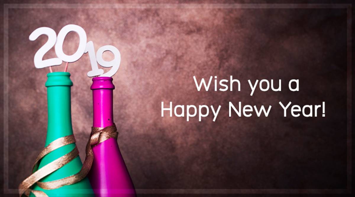 New Year Wishes 2019 - HD Wallpaper 