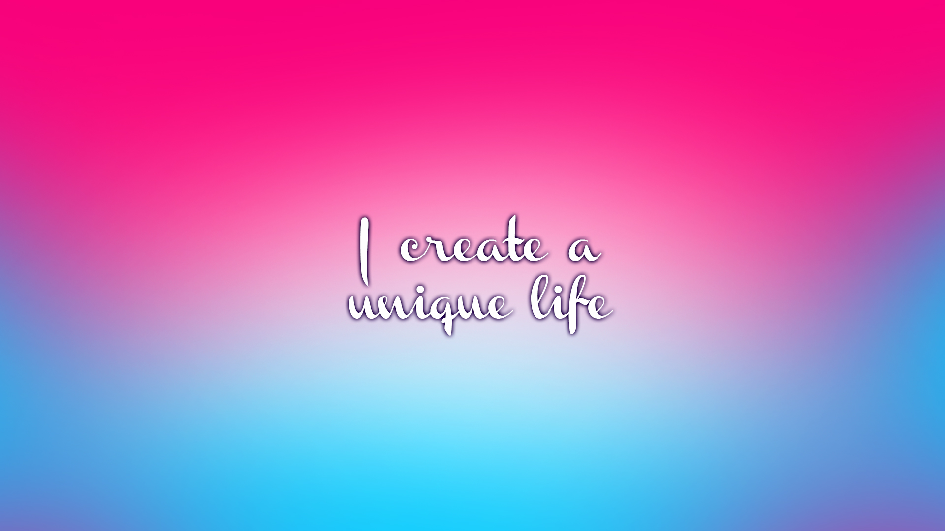 I Create A Unique Life - Unique Quote Backgrounds - HD Wallpaper 