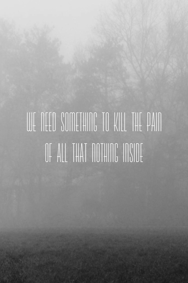 Misty Forest Quote Iphone 4s Wallpaper - Gray Wallpaper With Quotes - HD Wallpaper 