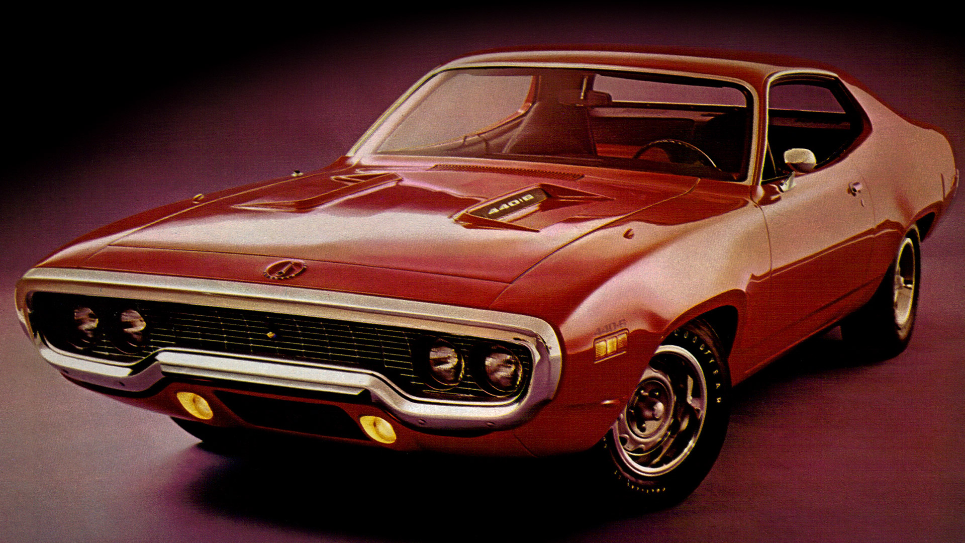 Plymouth Gtx 1971 Red - HD Wallpaper 