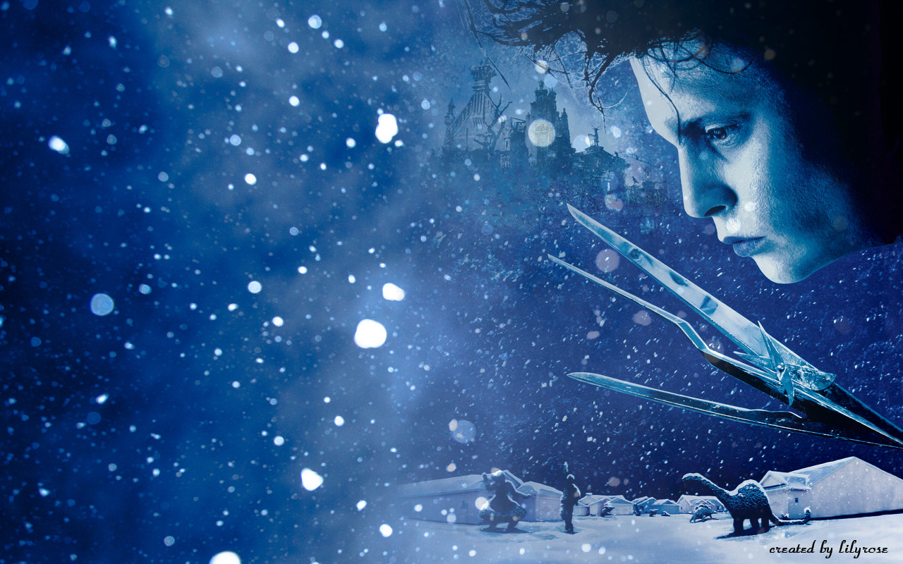 Edward Scissorhands - Edward Scissorhands Wallpaper Hd - HD Wallpaper 