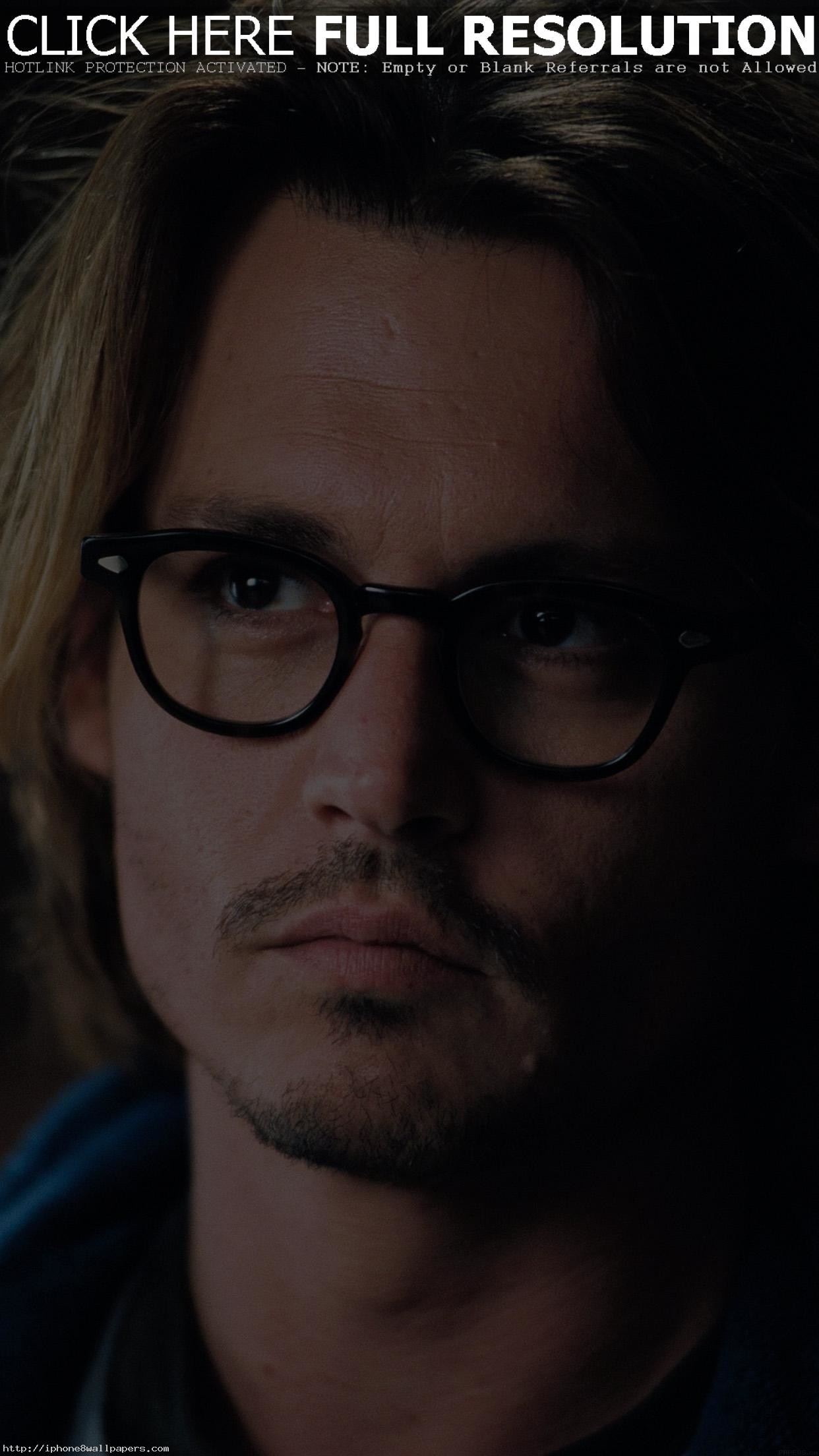 Wallpaper Johnny Depp Glass Film Actor Face Android - Warren Street Tube Station - HD Wallpaper 