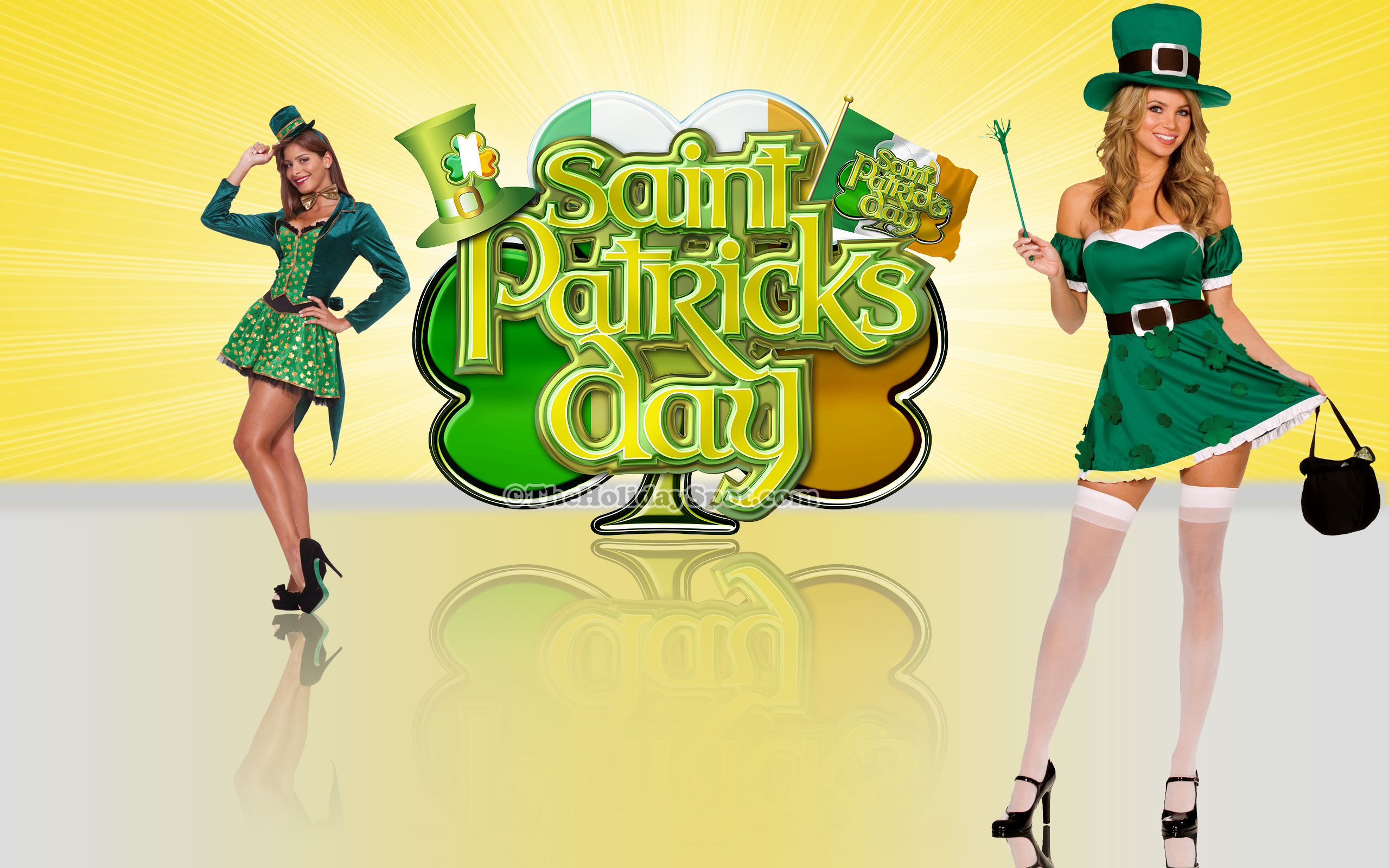 Female Leprechaun Costume - HD Wallpaper 