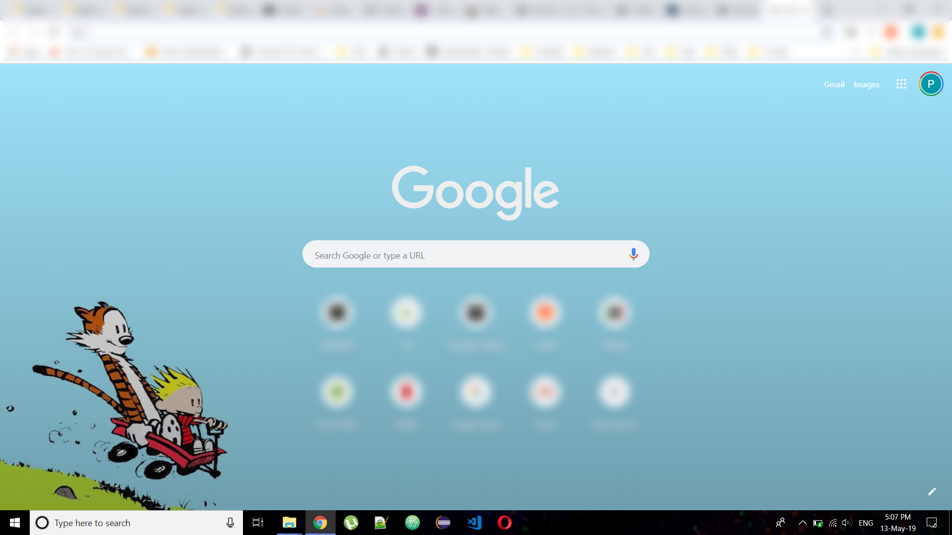 Calvin And Hobbes - HD Wallpaper 