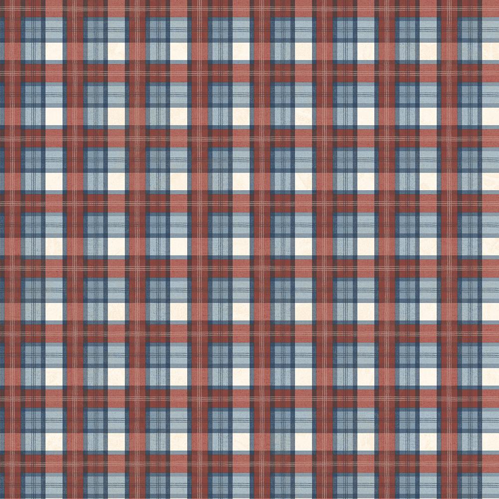 Papel De Parede Xadrez Azul E Vermelho - HD Wallpaper 