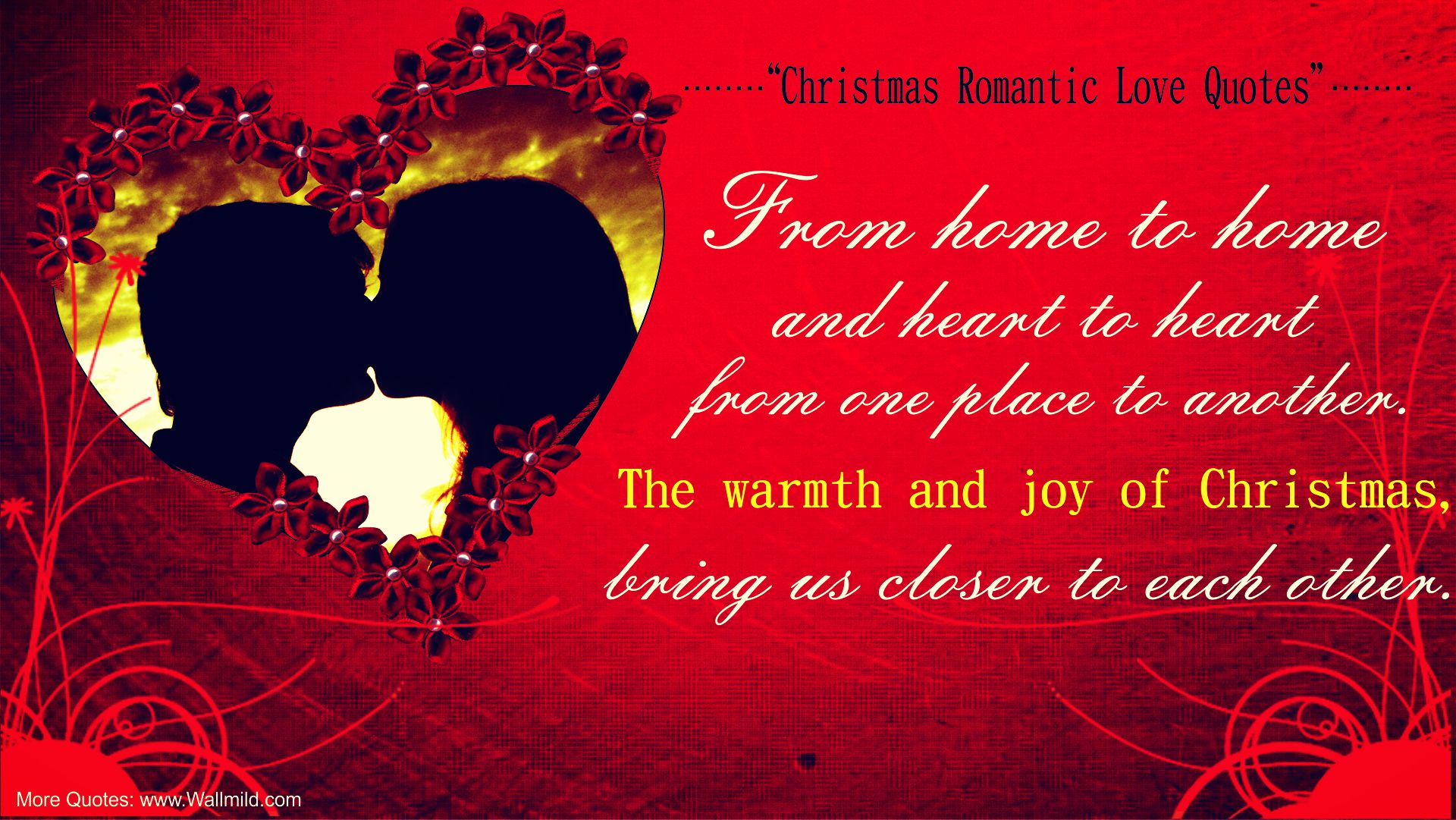 Christmas Love Quotes Wallpaper Free Download Is High - Long Distance Christmas Love Quotes - HD Wallpaper 