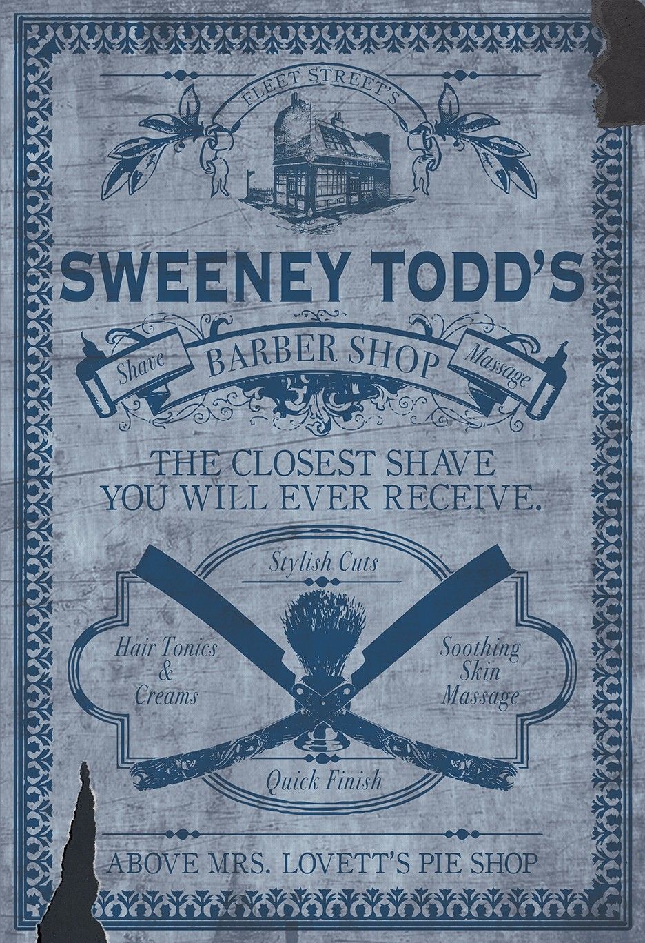 Sweeney Todd Barber Poster - HD Wallpaper 