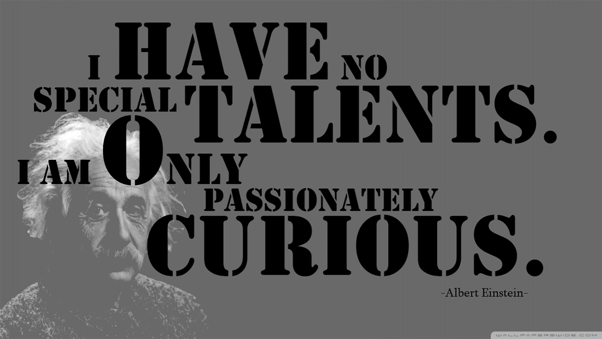 Quotes Wallpaper Einstein - HD Wallpaper 