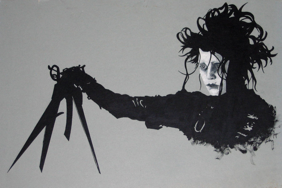 Tim Burton Movies Edward Scissorhands - HD Wallpaper 