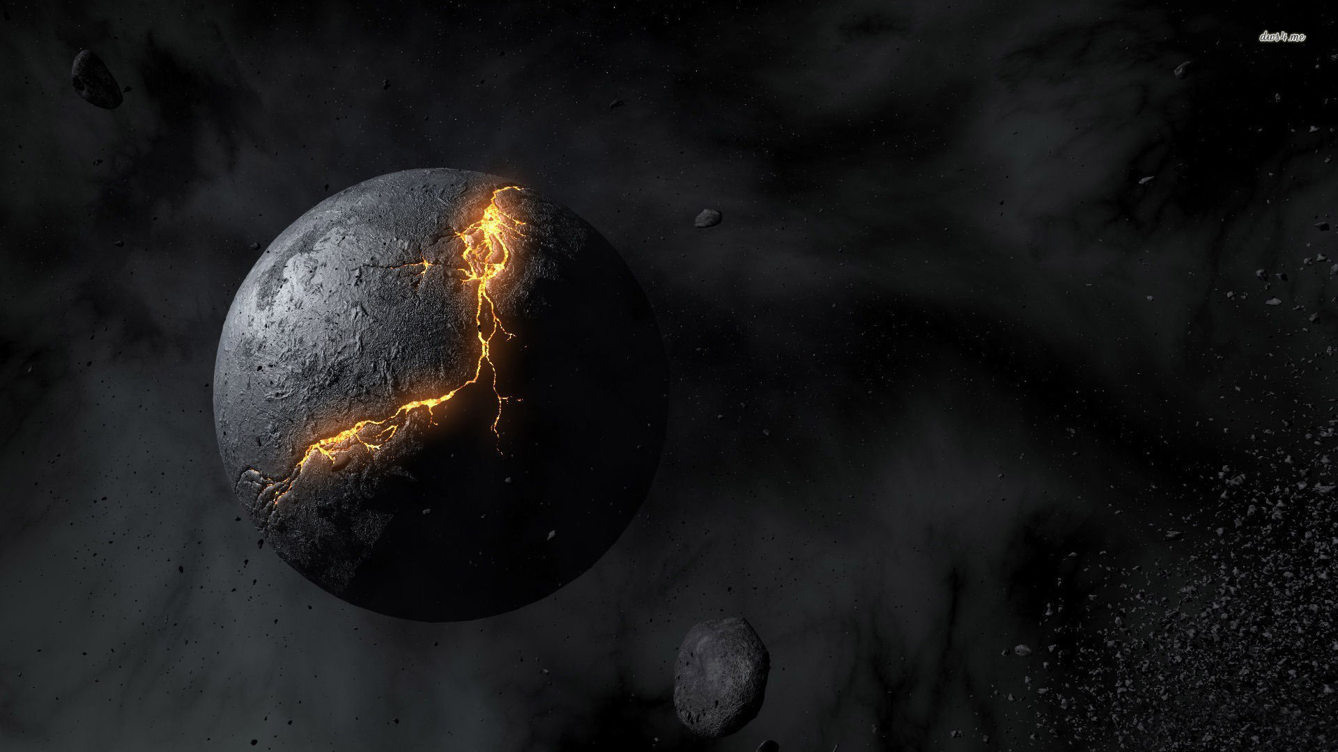 Broken Earth Hd Wallpapèr - HD Wallpaper 