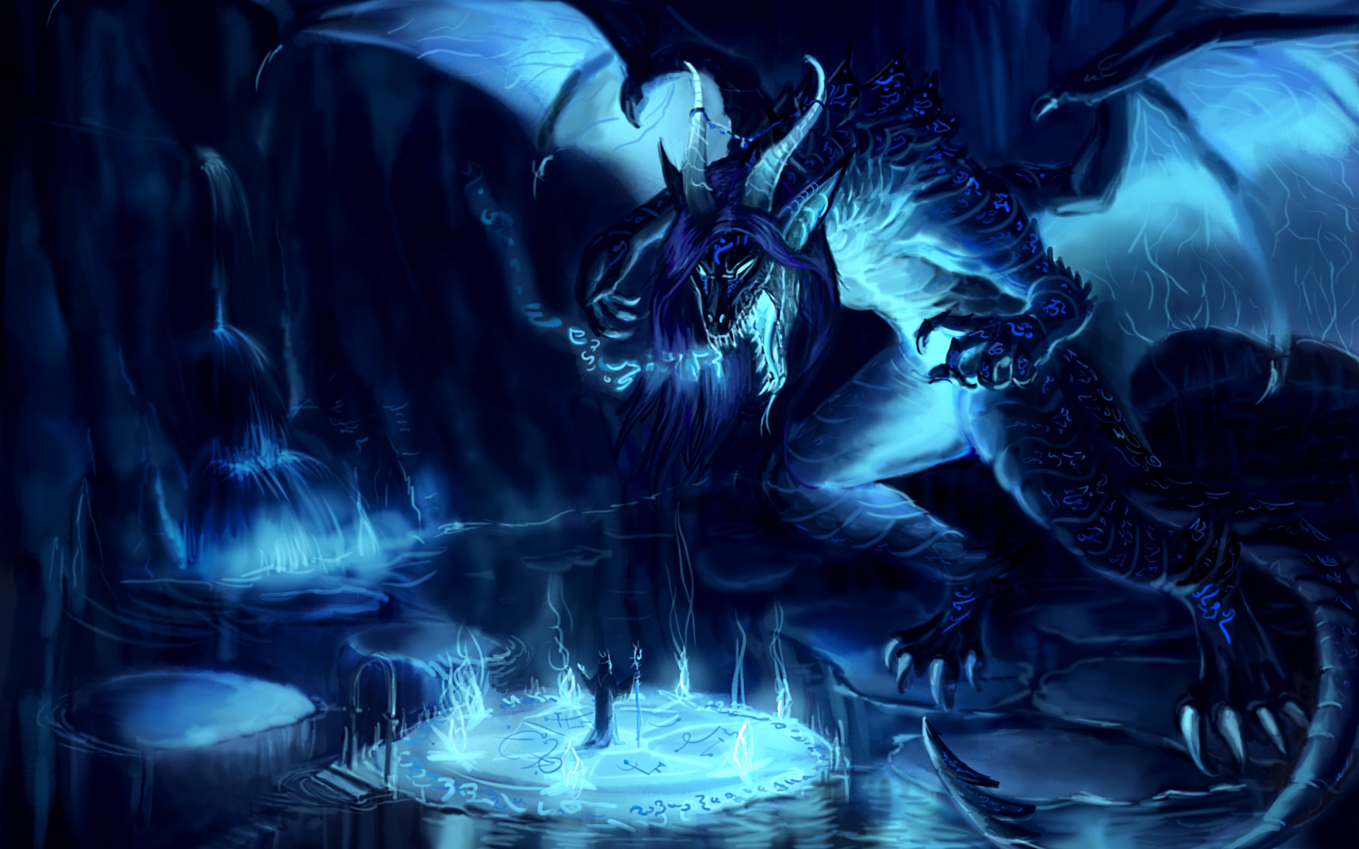 Epic Dragon Background - HD Wallpaper 