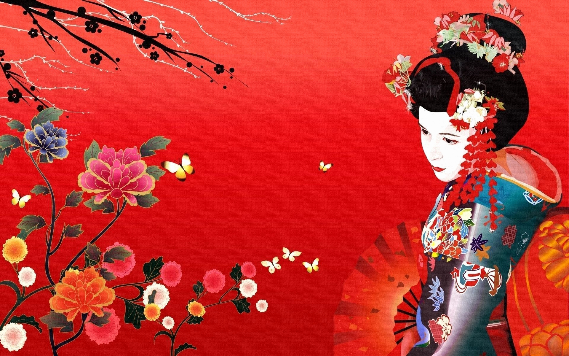 Inspirational Geisha Wallpaper Hd Wallpapers For Desktop - Japan Geisha - HD Wallpaper 