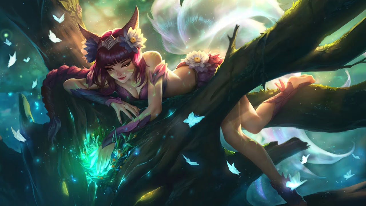 Elderwood Ahri Splash Art - HD Wallpaper 