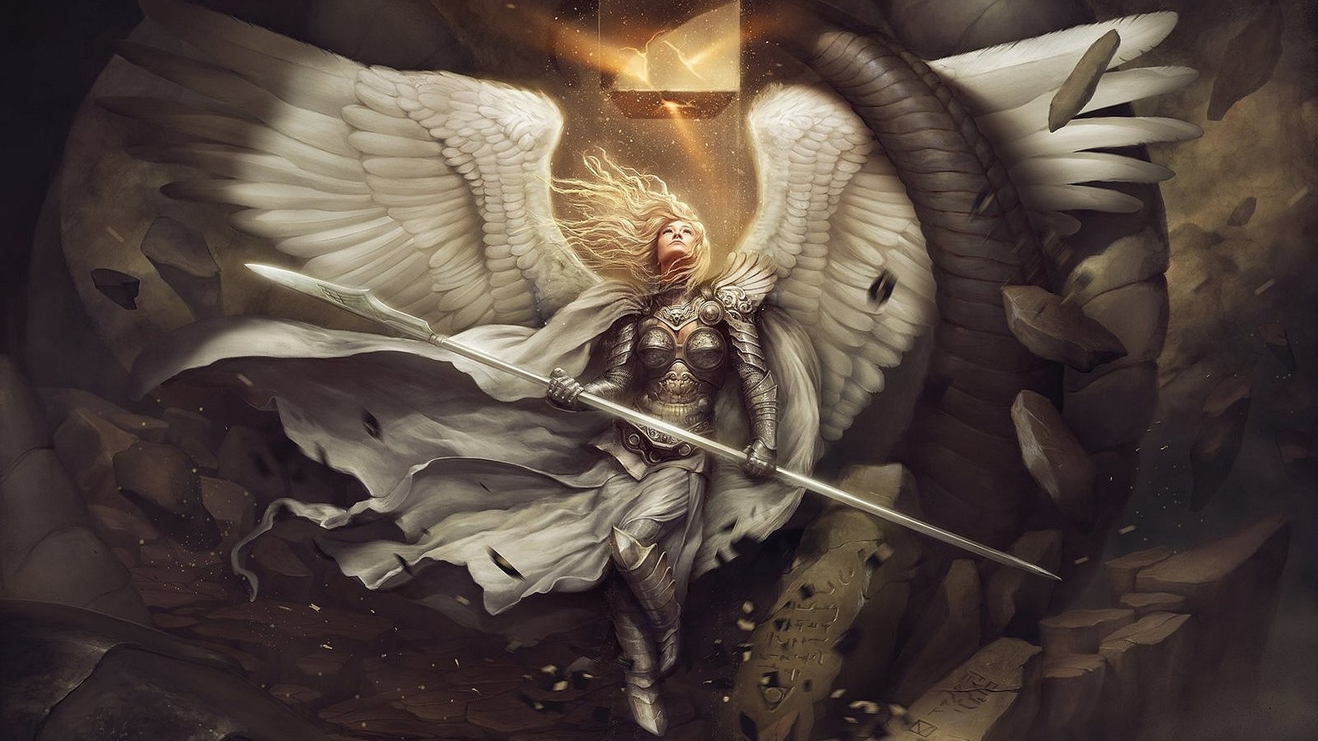 Warrior Angel Wallpapers Phone 
 Data Src - Angel Warrior - HD Wallpaper 