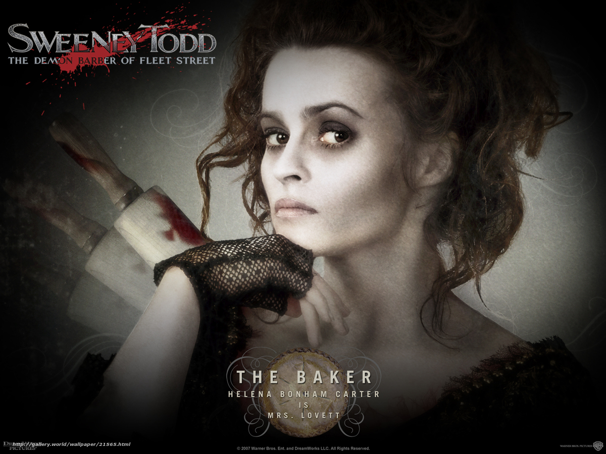 Download Wallpaper Суини Тодд, Демон Парикмахер С Флит - Miss Lovett Sweeney Todd - HD Wallpaper 