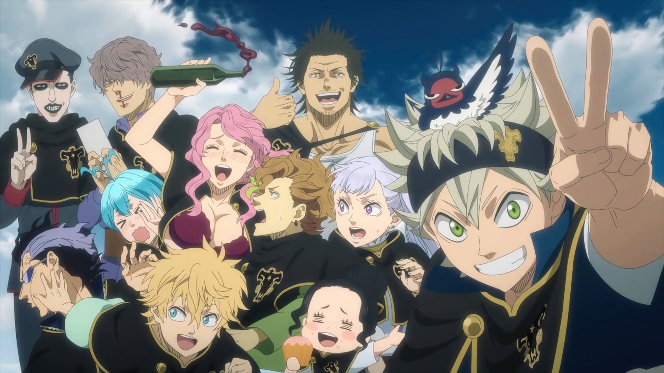 Wallpaper Of Anime Black Clover Team Black Bulls Black Clover Opening 7 2560x1440 Wallpaper Teahub Io