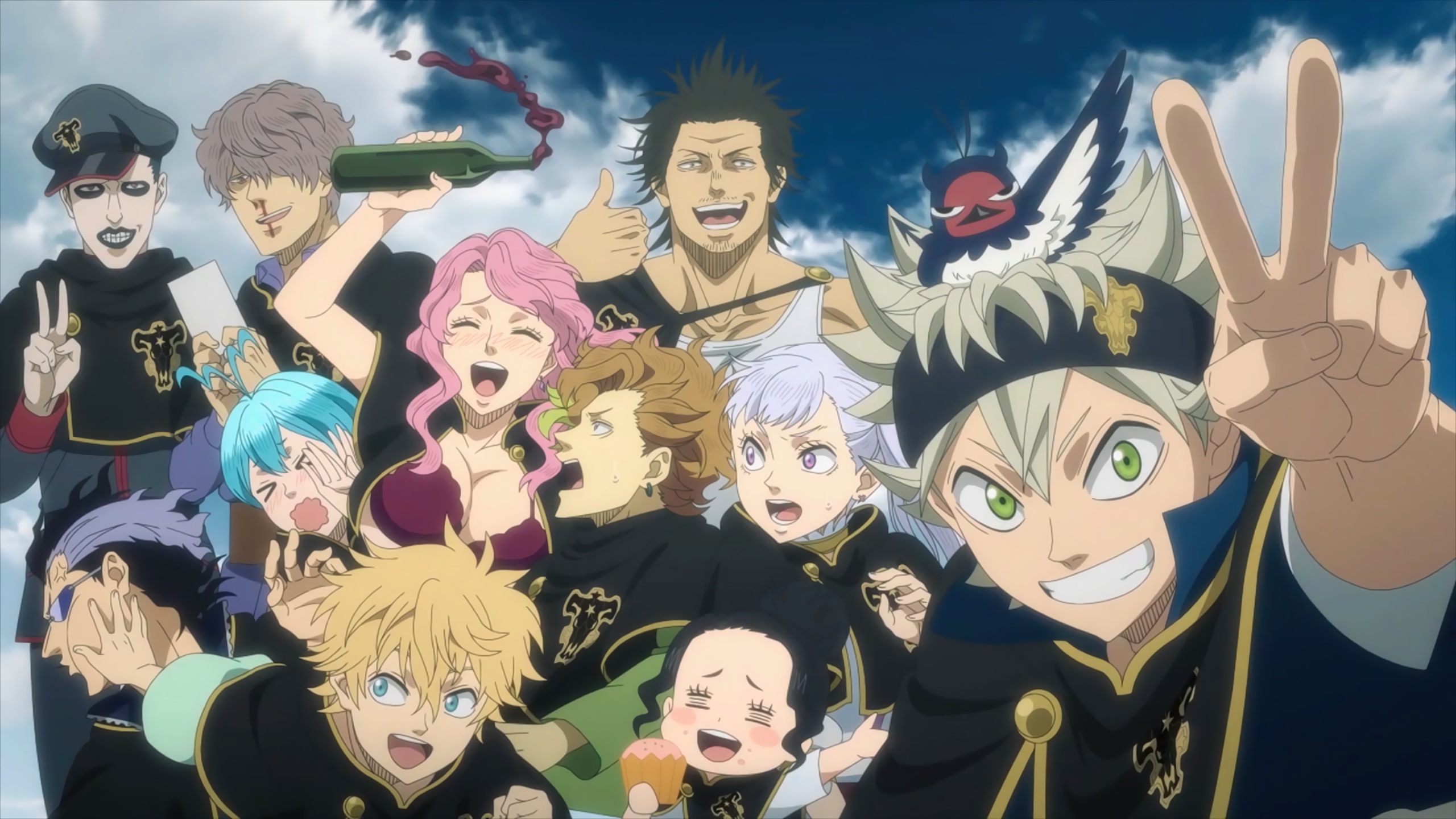 Wallpaper Of Anime, Black Clover, Team, Black Bulls - Black Clover Opening 7 - HD Wallpaper 