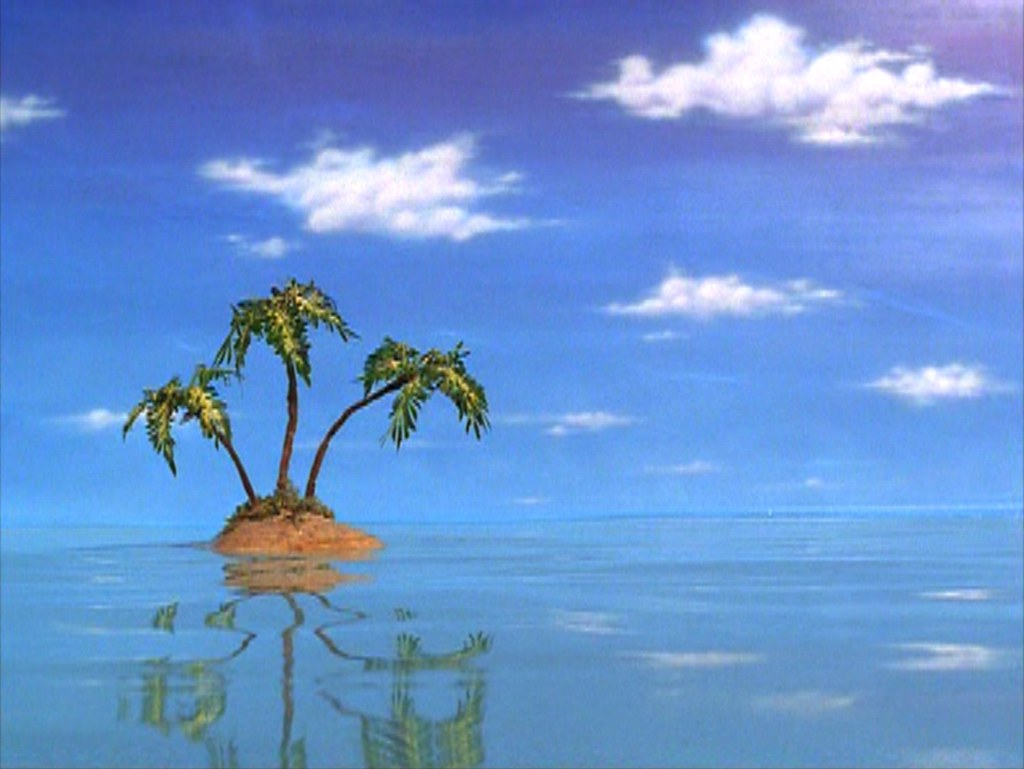 Spongebob Island - HD Wallpaper 