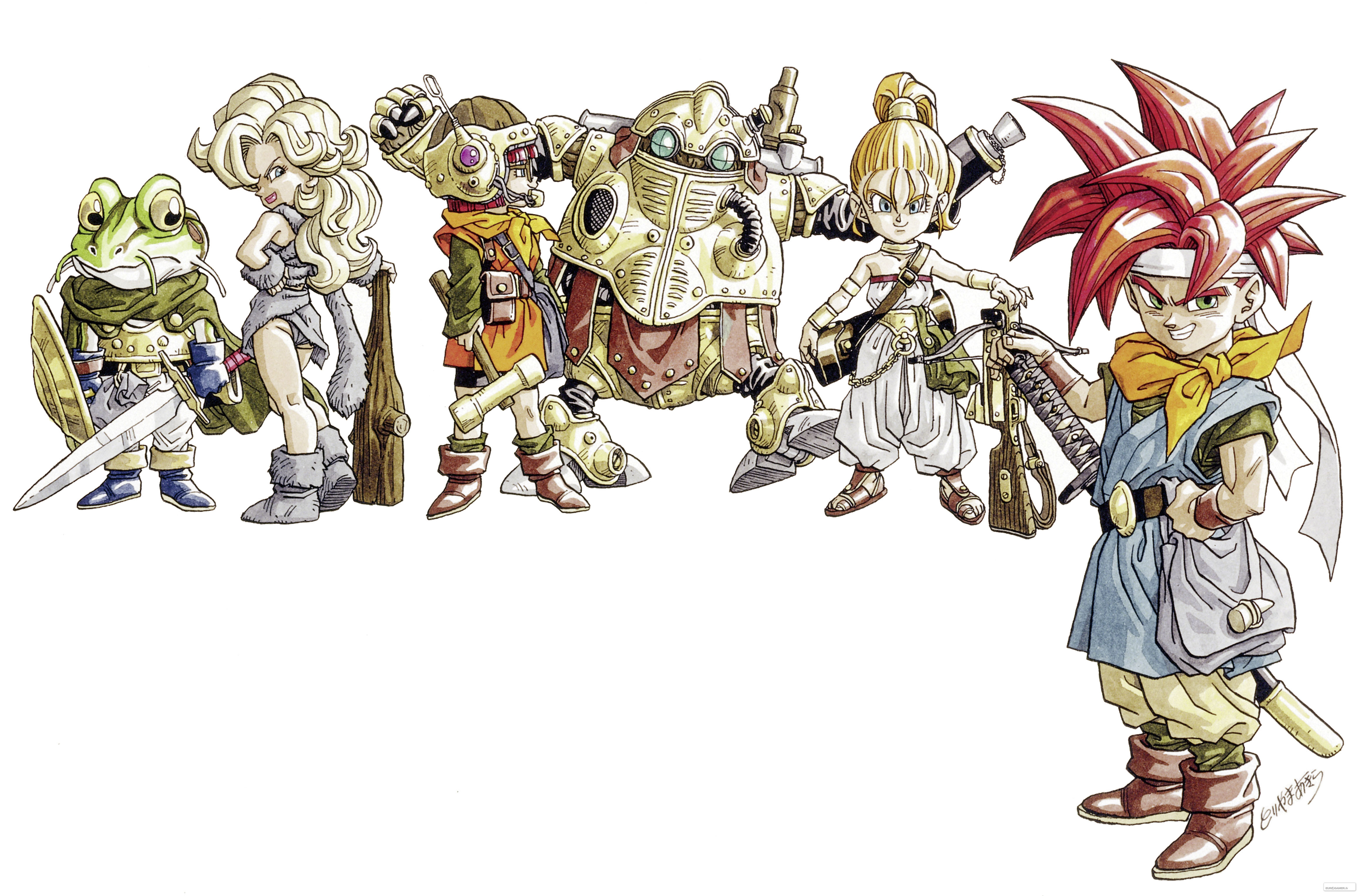 Chrono Trigger Akira Toriyama Art - HD Wallpaper 