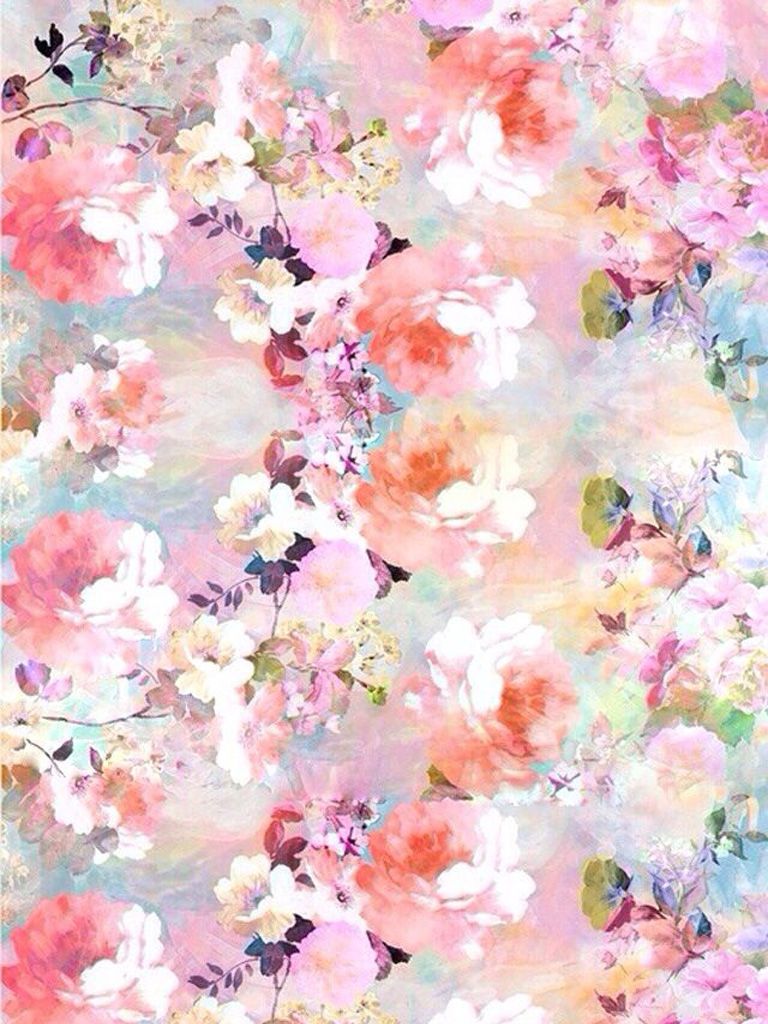 Vintage Flower Phone Background - HD Wallpaper 