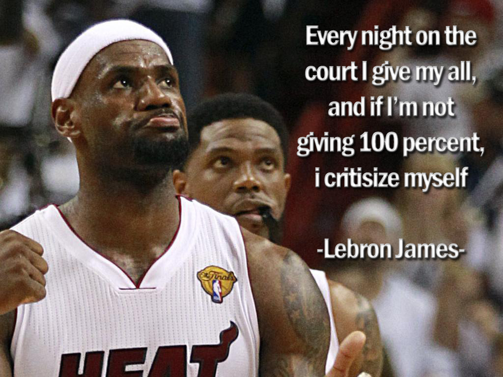 Lebron James Quotes Basketball - HD Wallpaper 