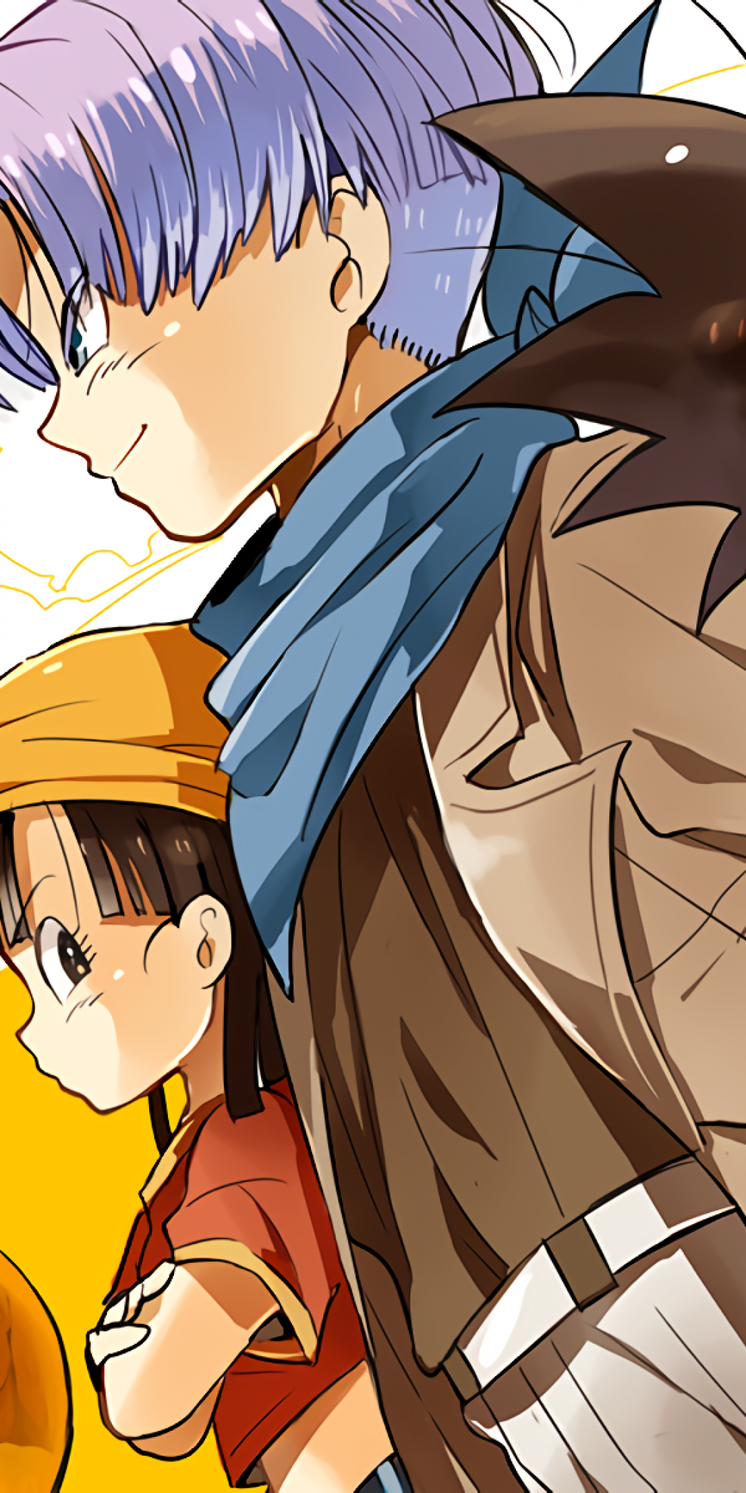 Dragon Ball Gt, Giru, Trunks, Pan, Goku - Goku Pan And Trunks - HD Wallpaper 