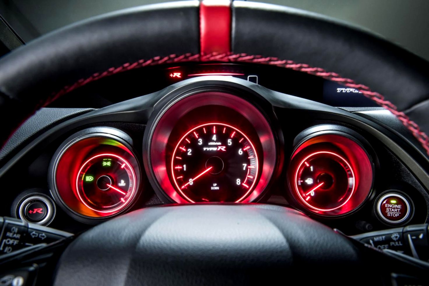 Honda Civic Type R Wallpapers Auto Power Girl - Honda Civic Type R 2017 Moteur - HD Wallpaper 