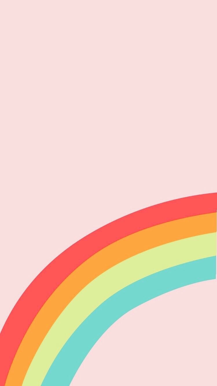 Pastel Rainbow Wallpaper - HD Wallpaper 