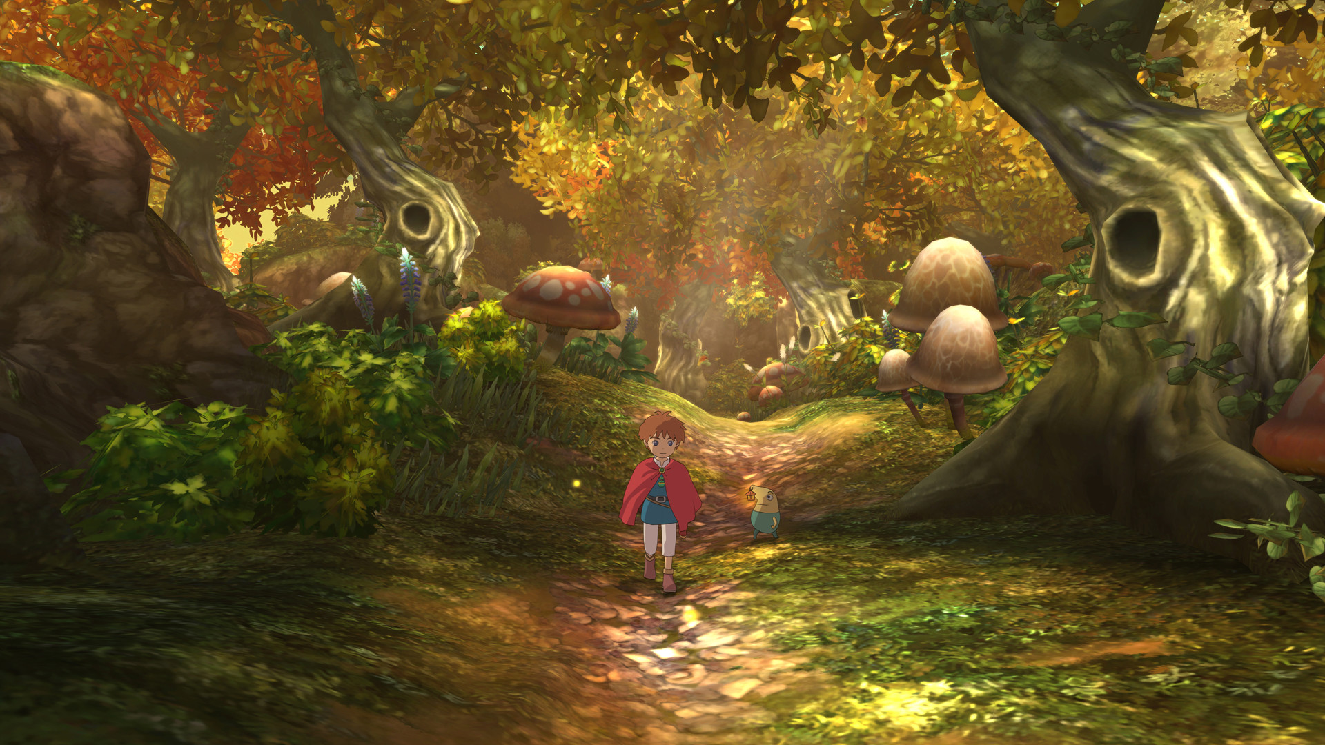 1920x1080, 
 Data Id 90356 
 Data Src /walls/full/1/f/2/90356 - Ni No Kuni Forest - HD Wallpaper 