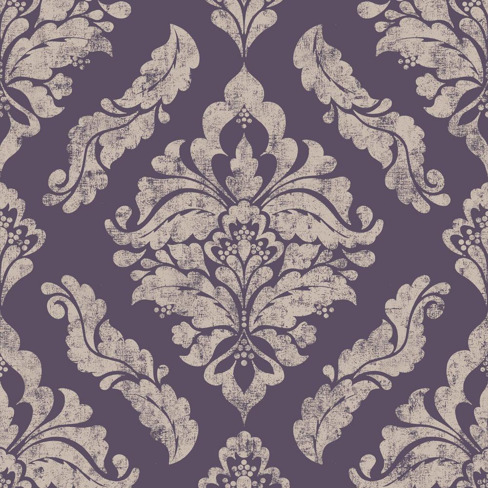 Removable Wallpaper Purple Grey - HD Wallpaper 