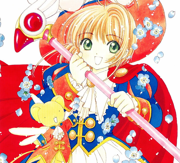 Anime, Cardcaptor Sakura, Keroberos , Sakura Kinomoto, - Sakura Card Captor Artbook - HD Wallpaper 