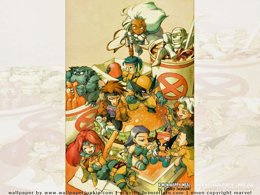 X Men Anime Chibi Style Wallpaper - Emiko Iwasaki X Men - HD Wallpaper 