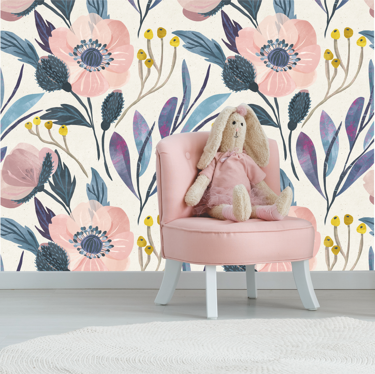 Bold Floral Wallpaper - HD Wallpaper 