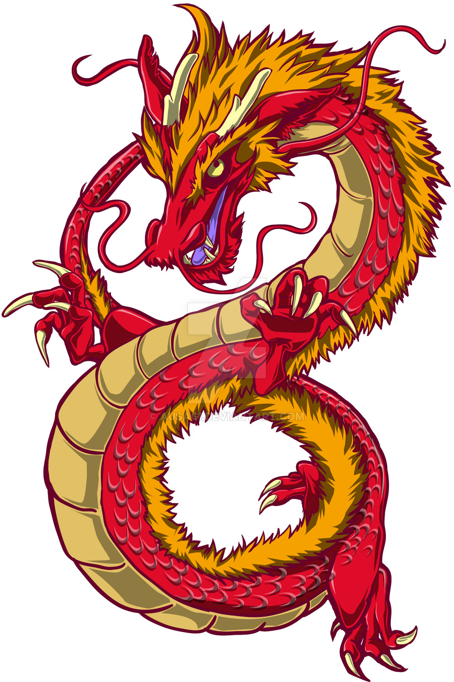 Chinese Dragon Wallpapers-29vy251 - Chinese Dragon White Background - HD Wallpaper 