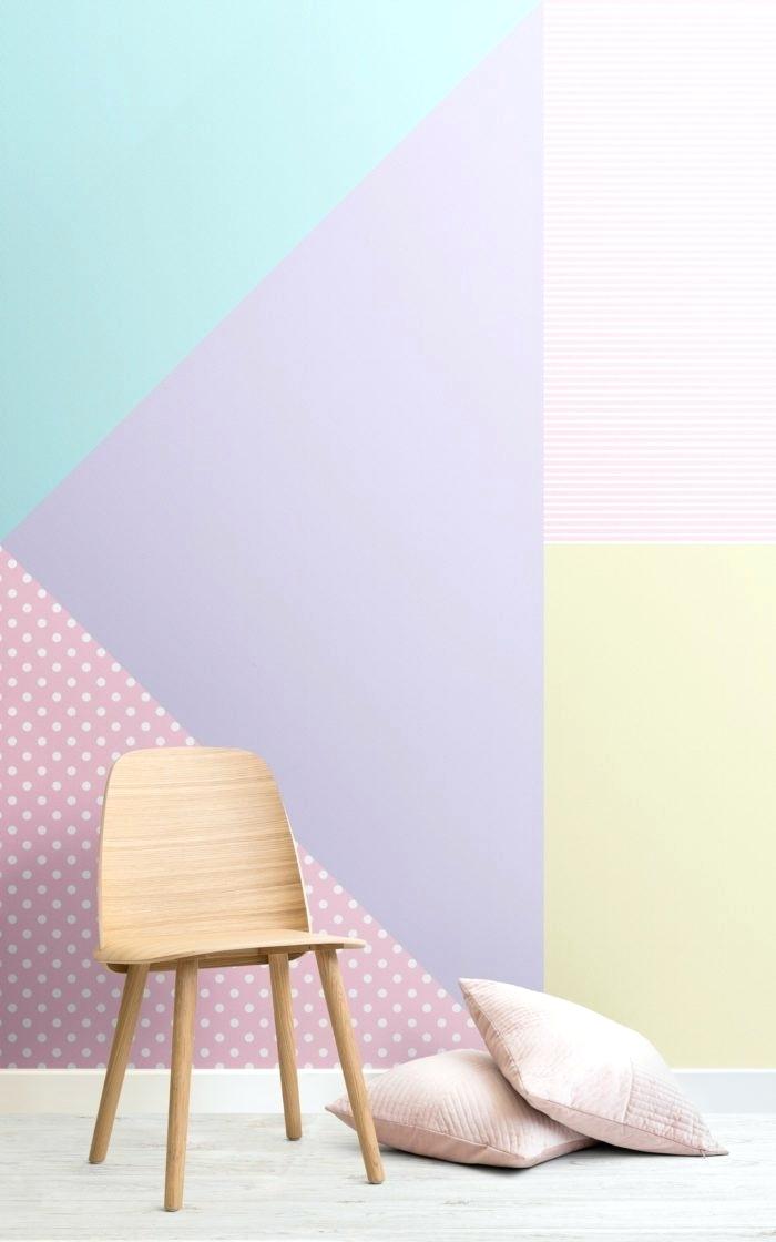 Geometric Wall Paper Pastel Geometric Wallpaper Geometric - Chair - HD Wallpaper 