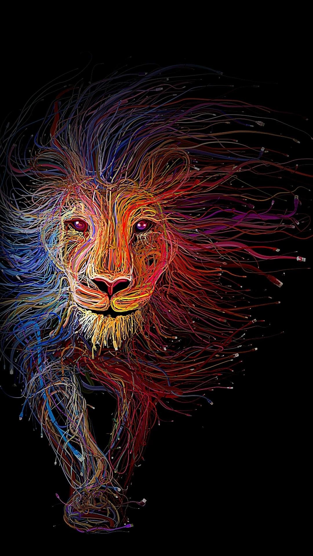 1080x1920, Power Cord Lion Wallpaper 
 Data Id 52483 - Amoled Wallpapers Iphone X - HD Wallpaper 